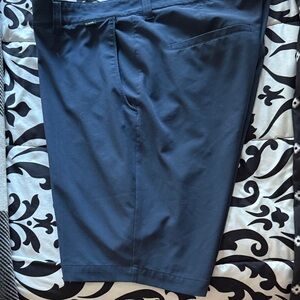 Travis Mathew Navy Flat Front Shorts